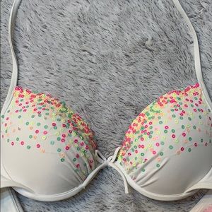 VS underwire padded halter bikini top